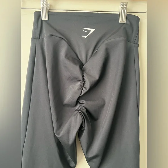 Gymshark Power Regular Leggings High Waisted Scrunch Black M - Picture 5 of 12